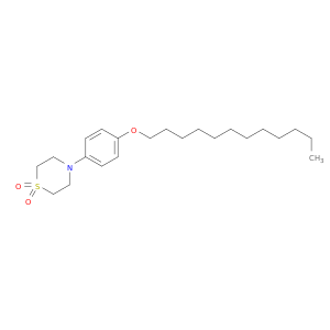 Thiomorpholine, 4-[4-(dodecyloxy)phenyl]-, 1,1-dioxide