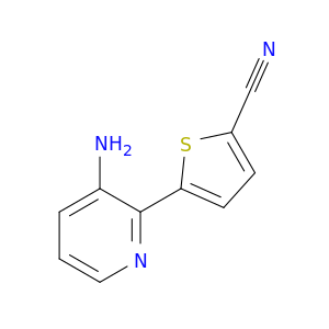 5-(3-aminopyridin-2-yl)thiophene-2-carbonitrile