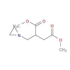 dimethyl 2-(aziridin-1-ylmethyl)butanedioate