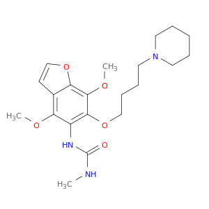Urea,N-[4,7-dimethoxy-6-[4-(1-piperidinyl)butoxy]-5-benzofuranyl]-N'-methyl-
