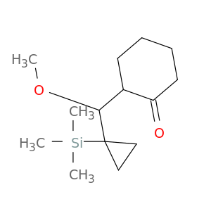 Cyclohexanone, 2-[methoxy[1-(trimethylsilyl)cyclopropyl]methyl]-