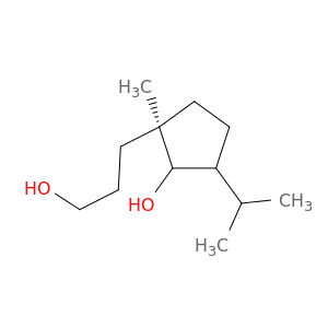 Cyclopentanepropanol, 2-hydroxy-1-methyl-3-(1-methylethyl)-, (1R)-