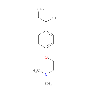 Ethanamine,N,N-dimethyl-2-[4-(1-methylpropyl)phenoxy]-