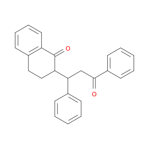 1(2H)-Naphthalenone, 3,4-dihydro-2-(3-oxo-1,3-diphenylpropyl)-