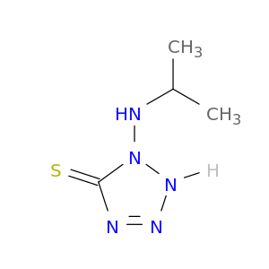 5H-Tetrazole-5-thione, 1,2-dihydro-1-[(1-methylethyl)amino]-