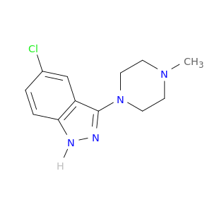 1H-Indazole, 5-chloro-3-(4-methyl-1-piperazinyl)-