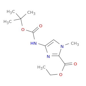 4-((叔丁氧羰基)氨基)-1-甲基-1H-咪唑-2-羧酸乙酯
