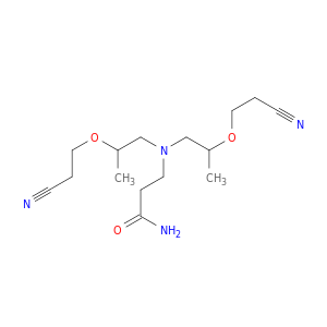 Propanamide, 3-[bis[2-(2-cyanoethoxy)propyl]amino]-