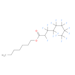 Octanoic acid, 2,3,3,4,4,5,5,6,6,7,7,8,8,8-tetradecafluoro-, heptyl ester