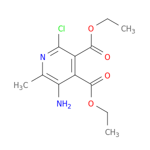 3,4-Pyridinedicarboxylic acid, 5-amino-2-chloro-6-methyl-, diethyl ester