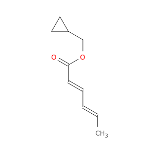 2,4-Hexadienoic acid, cyclopropylmethyl ester, (E,E)-