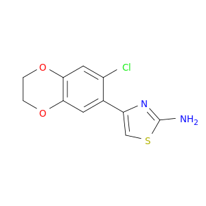 4-(7-CHLORO-2,3-DIHYDRO-1,4-BENZODIOXIN-6-YL)-1,3-THIAZOL-2-AMINE