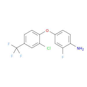 Benzenamine, 4-[2-chloro-4-(trifluoromethyl)phenoxy]-2-fluoro-