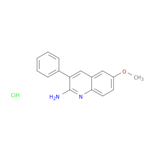 2-Amino-6-methoxy-3-phenylquinoline hydrochloride