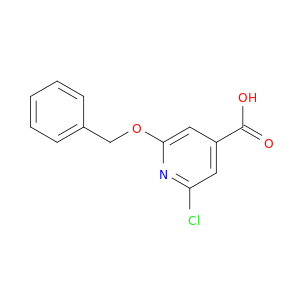 4-Pyridinecarboxylicacid, 2-chloro-6-(phenylmethoxy)-
