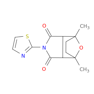 4,7-Epoxy-1H-isoindole-1,3(2H)-dione,hexahydro-4,7-dimethyl-2-(2-thiazolyl)-