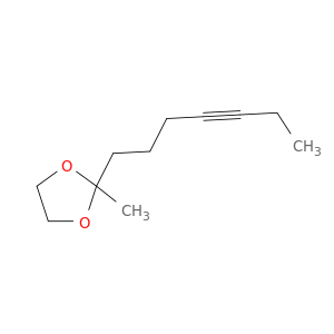 1,3-Dioxolane, 2-(4-heptynyl)-2-methyl-