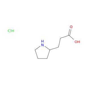 3-(Pyrrolidin-2-yl)propanoic acid hydrochloride