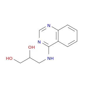 3-(quinazolin-4-ylamino)propane-1,2-diol