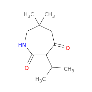 1H-Azepine-2,4(3H,5H)-dione, dihydro-6,6-dimethyl-3-(1-methylethyl)-