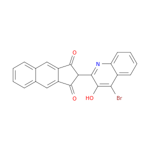 1H-Benz[f]indene-1,3(2H)-dione, 2-(4-bromo-3-hydroxy-2-quinolinyl)-