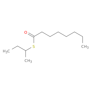 Octanethioic acid, S-(1-methylpropyl) ester