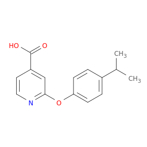 2-[4-(Propan-2-yl)phenoxy]pyridine-4-carboxylic Acid