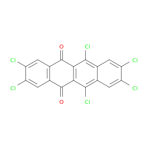 5,12-Naphthacenedione, 2,3,6,8,9,11-hexachloro-