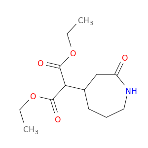 Propanedioic acid, (hexahydro-2-oxo-1H-azepin-4-yl)-, diethyl ester