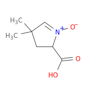 2H-Pyrrole-2-carboxylicacid, 3,4-dihydro-4,4-dimethyl-, 1-oxide