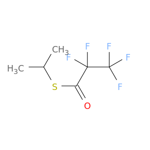 Propanethioic acid, pentafluoro-, S-(1-methylethyl) ester