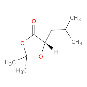 1,3-Dioxolan-4-one, 2,2-dimethyl-5-(2-methylpropyl)-, (S)-