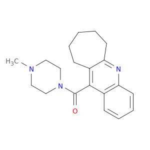 4-((7,8,9,10-Tetrahydro-6H-cyclohepta(b)quinolin-11-yl)carbonyl)-1-methylpiperazine