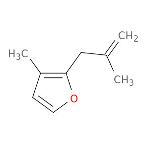 Furan, 3-methyl-2-(2-methyl-2-propenyl)-