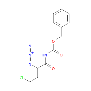 Carbamic acid, (2-azido-4-chloro-1-oxobutyl)-, phenylmethyl ester
