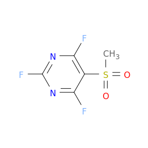 Pyrimidine, 2,4,6-trifluoro-5-(methylsulfonyl)-