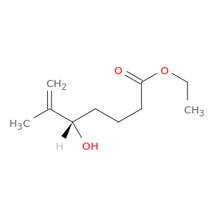 6-Heptenoic acid, 5-hydroxy-6-methyl-, ethyl ester, (S)-