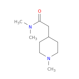 4-Piperidineacetamide, N,N,1-trimethyl-