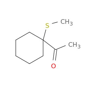 Ethanone, 1-[1-(methylthio)cyclohexyl]-