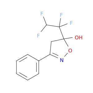 5-Isoxazolol, 4,5-dihydro-3-phenyl-5-(1,1,2,2-tetrafluoroethyl)-