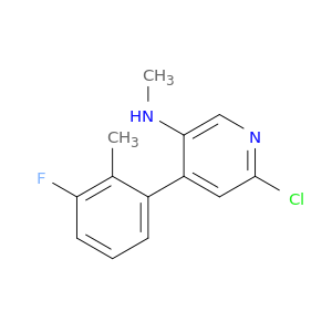 3-Pyridinamine, 6-chloro-4-(3-fluoro-2-methylphenyl)-N-methyl-