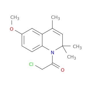 2-CHLORO-1-(6-METHOXY-2,2,4-TRIMETHYL-2H-QUINOLIN-1-YL)-ETHANONE