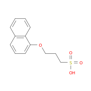 1-Propanesulfonic acid, 3-(1-naphthalenyloxy)-