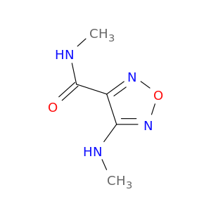 1,2,5-Oxadiazole-3-carboxamide, N-methyl-4-(methylamino)-