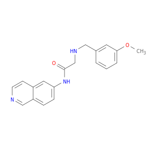 Acetamide, N-6-isoquinolinyl-2-[[(3-methoxyphenyl)methyl]amino]-