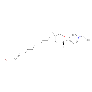 Pyridinium, 4-[trans-5-(9-decenyl)-1,3-dioxan-2-yl]-1-ethyl-, bromide