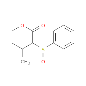 2H-Pyran-2-one, tetrahydro-4-methyl-3-(phenylsulfinyl)-