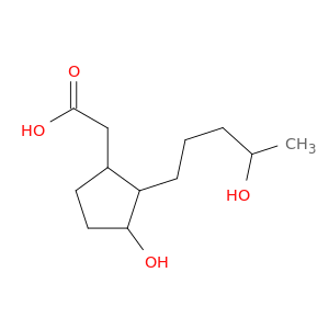 Cyclopentaneacetic acid, 3-hydroxy-2-(4-hydroxypentyl)-