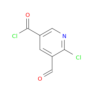 3-Pyridinecarbonylchloride, 6-chloro-5-formyl-
