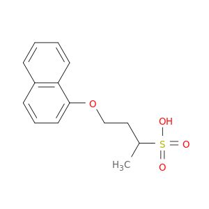 2-Butanesulfonic acid, 4-(1-naphthalenyloxy)-